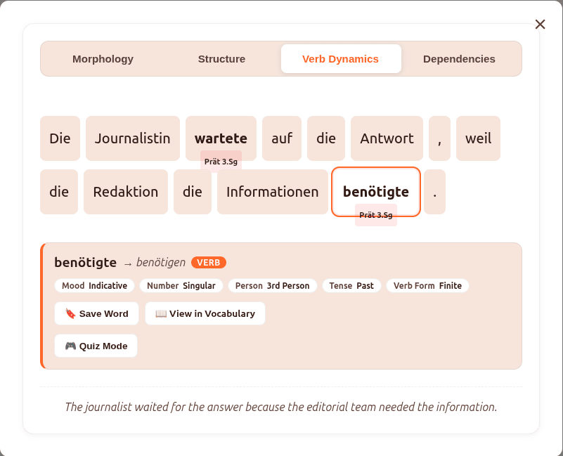 Sentence Analyzer